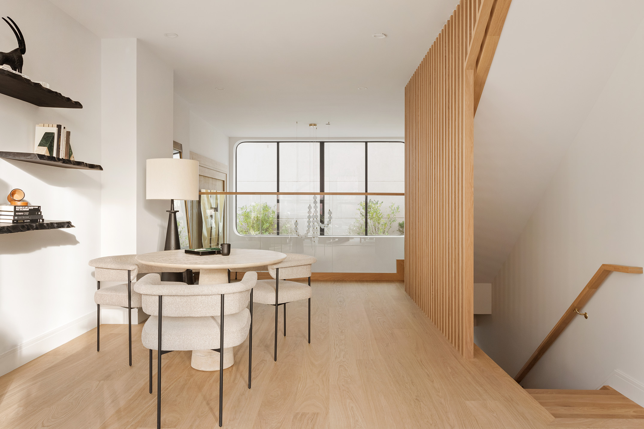 Upper dining nook