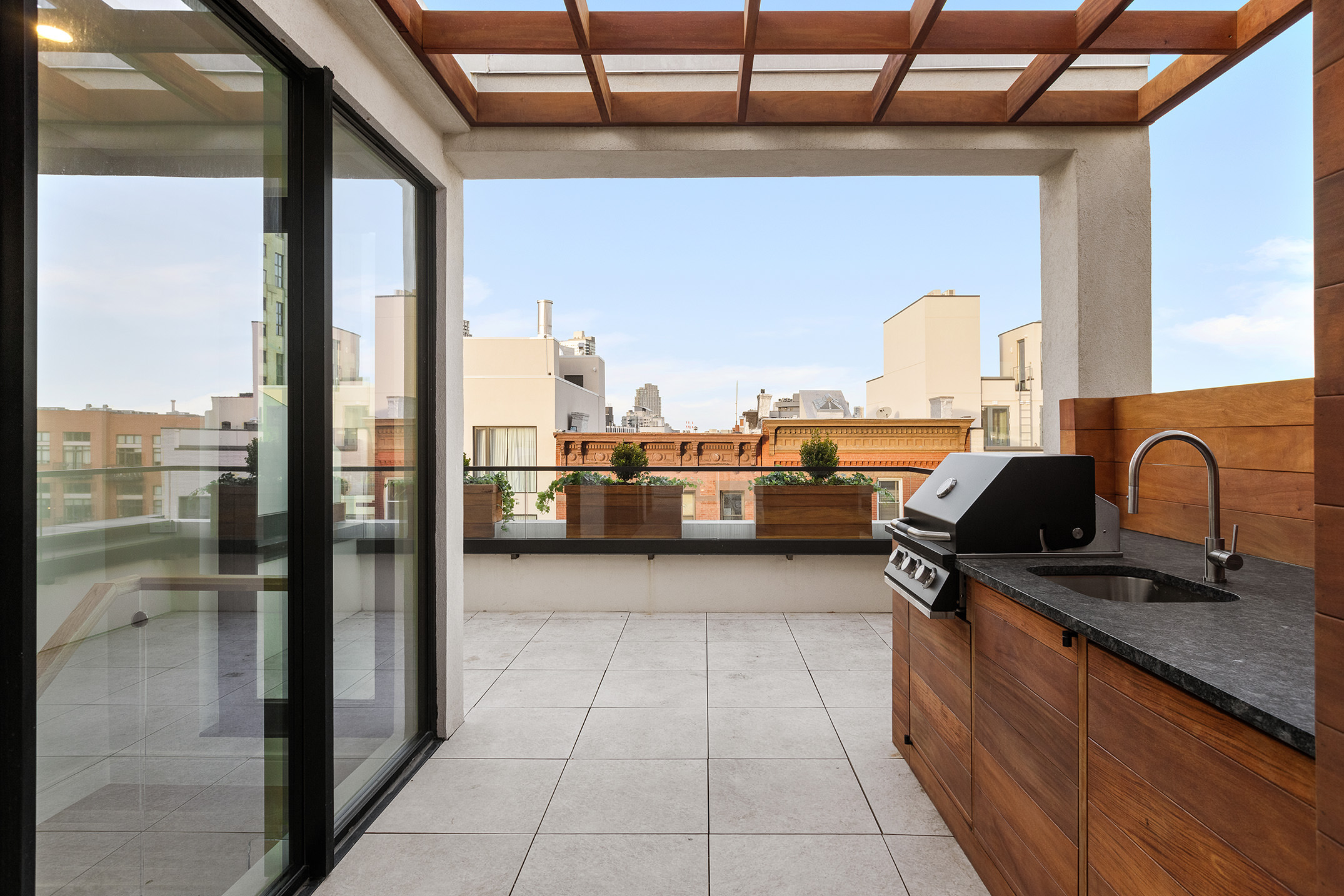 Rooftop — city view