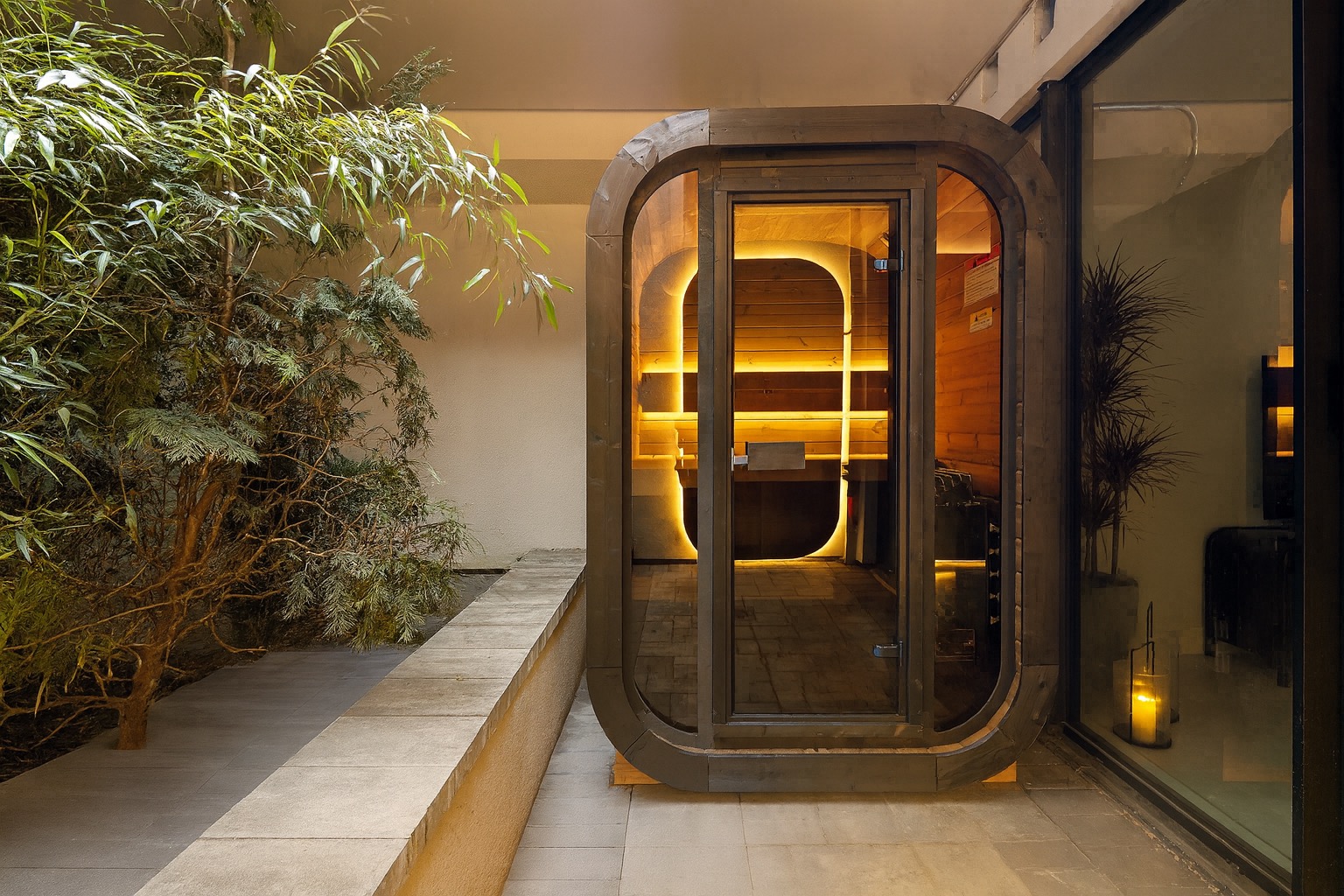 Sauna — evening